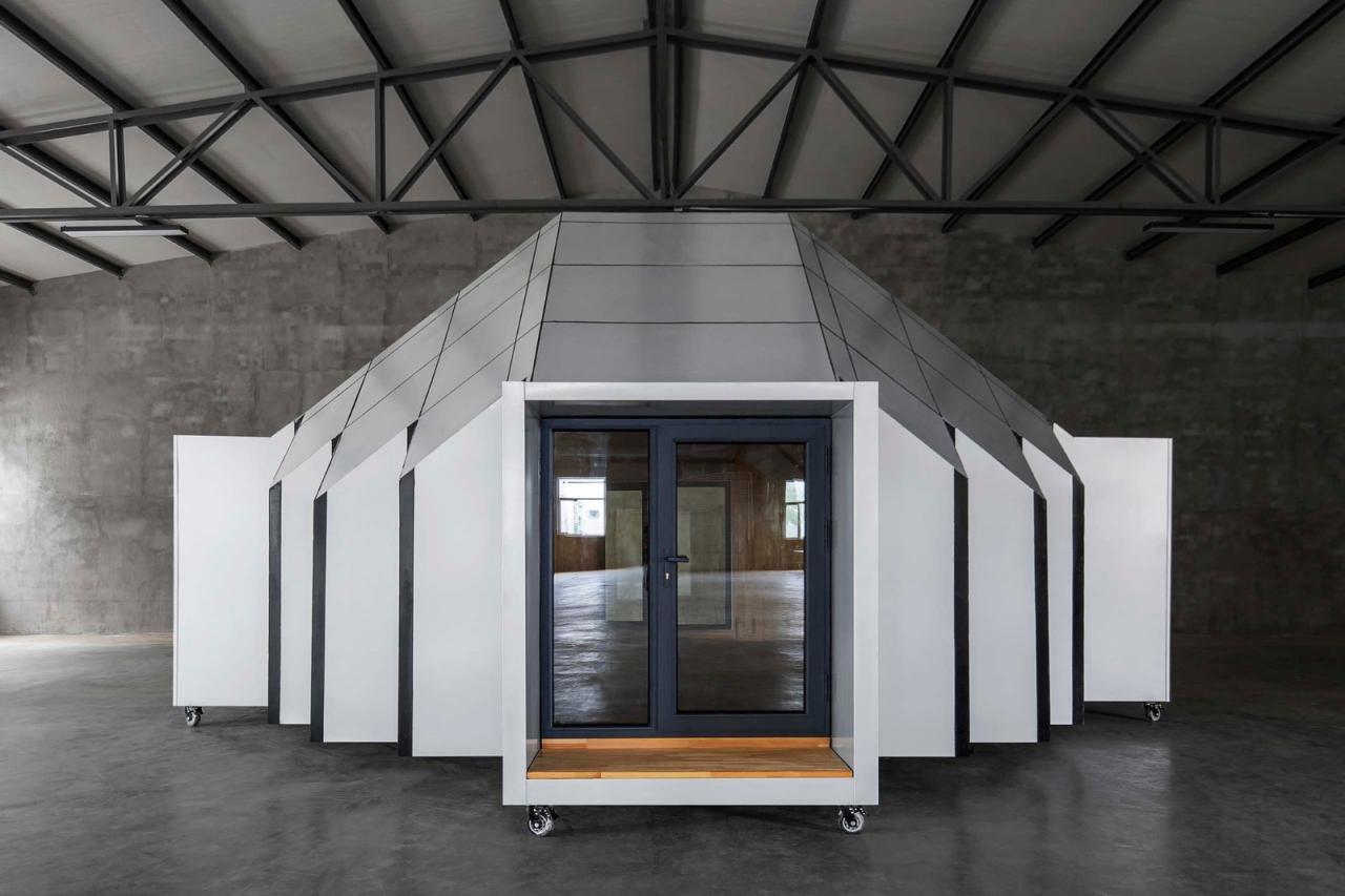 BIM建筑|几何蒙古包 / 阁尔工作室