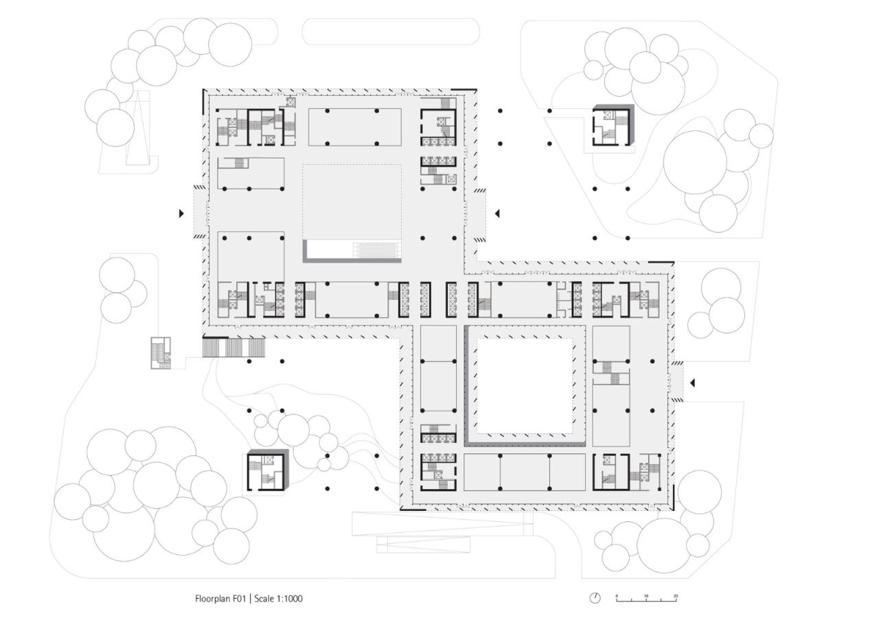 BIM建筑|京东集团西南总部大厦 / gmp Architects