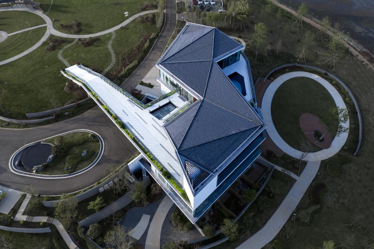 BIM建筑|长在《诗经》里的建筑，嘉鱼诗经美学馆 / BA作品