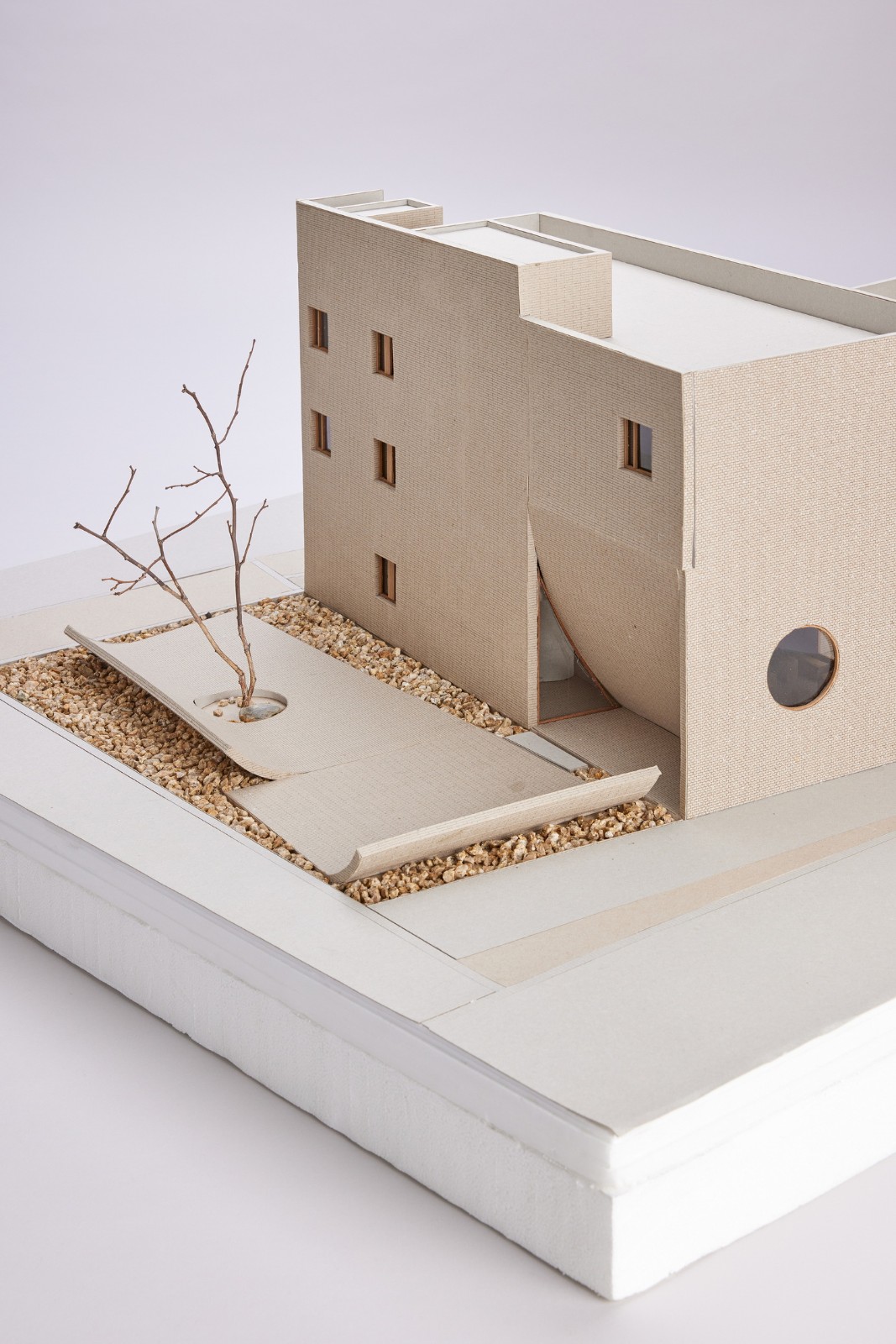 BIM建筑|流水墙体，泰瑞咖啡馆 / NAMELESS Architecture