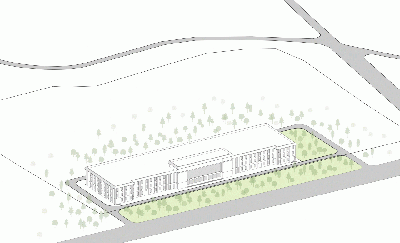 BIM建筑|废弃厂房改造康养配套 / 栖城设计