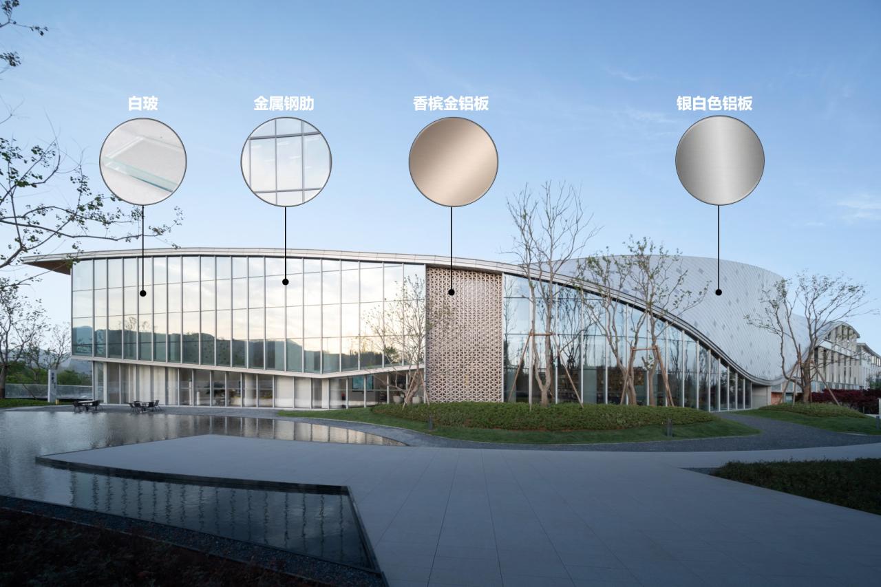 BIM建筑|丝带萦绕于山林间的遐想-昆明华侨城 ▪ 滇中乐活城社区中心 / 成执设计