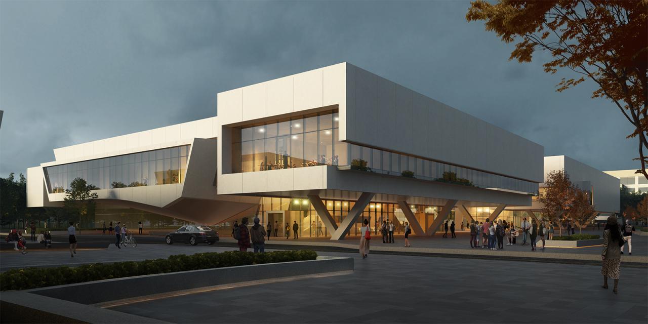 BIM建筑|德克萨斯大学达拉斯分校艺术文化新区 / 墨菲西斯建筑设计事务所