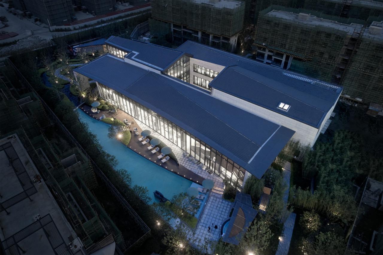 BIM建筑|上海中信泰富-仁恒海和院展示中心 / UA尤安设计