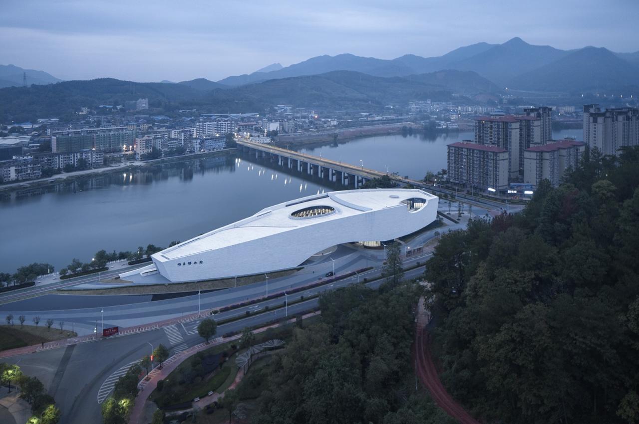 BIM建筑|在地为人，寄乡愁于山水——顺昌博物馆 / 浙江大学建筑设计研究院