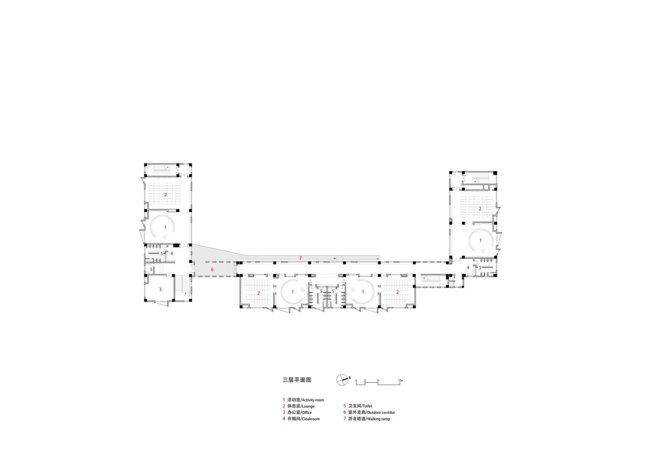 BIM建筑|九寨沟县启航幼儿园 / 东意建筑