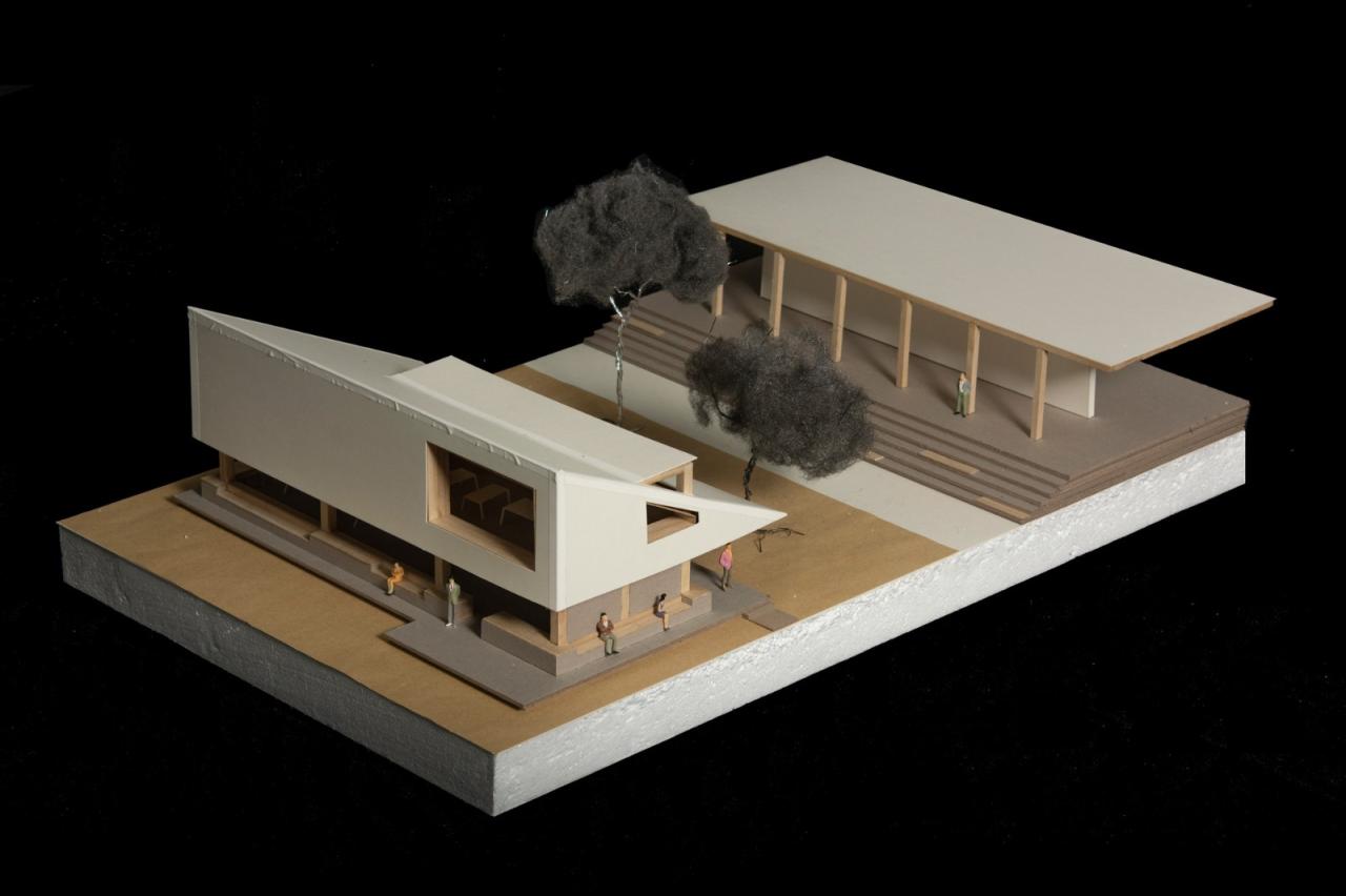 BIM建筑|西安高新第六高级中学图书馆 / 垣建筑·西安建筑科技大学建筑学院