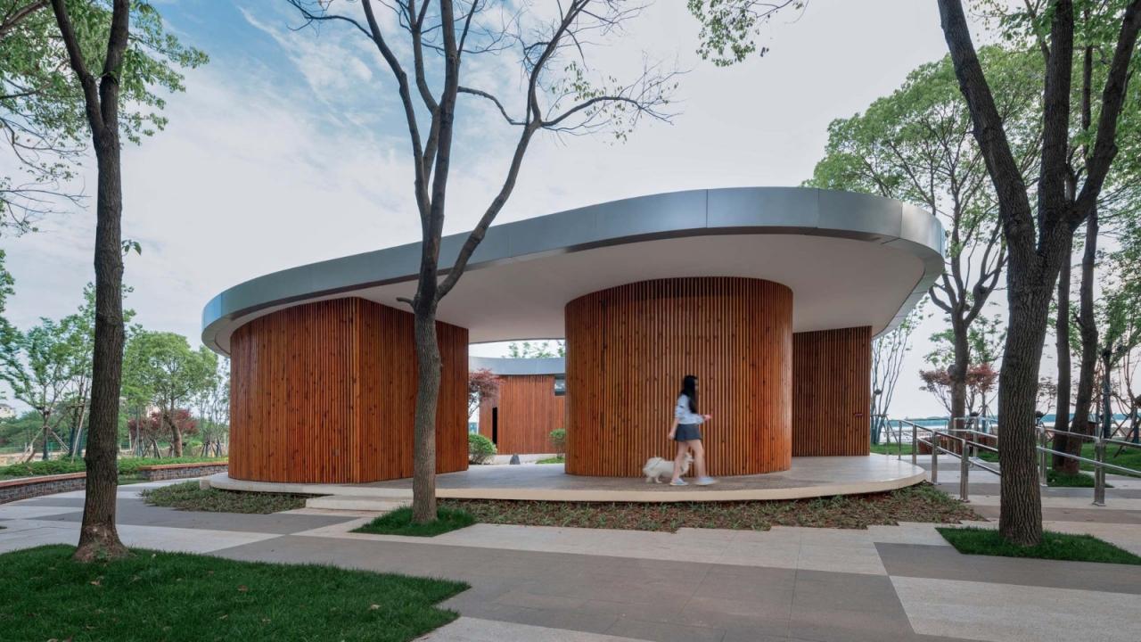 BIM建筑|梁子湖长岭渡口景观公厕 / 原榀建筑