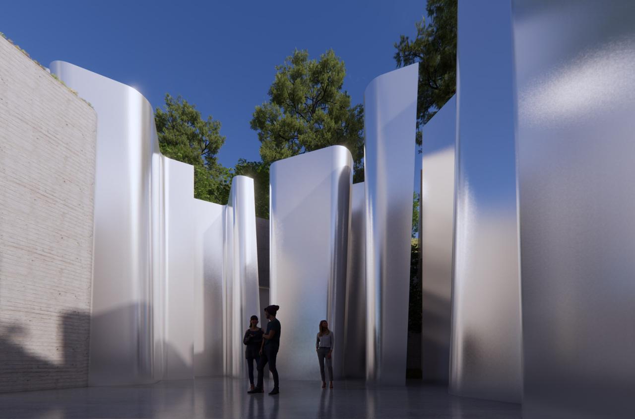 BIM建筑|阿朵小镇公共卫生间 / 栖城设计