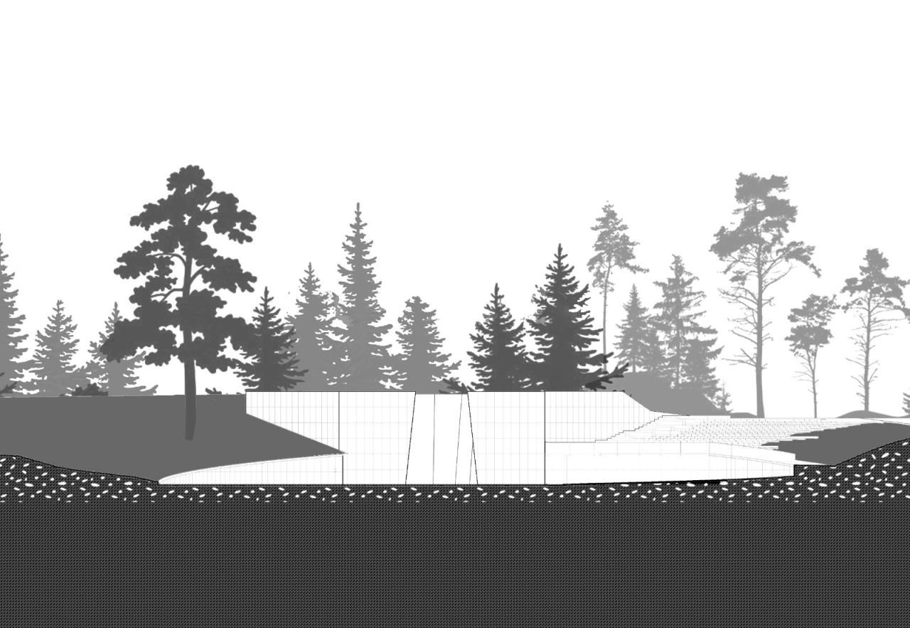 BIM建筑|阿朵小镇公共卫生间 / 栖城设计