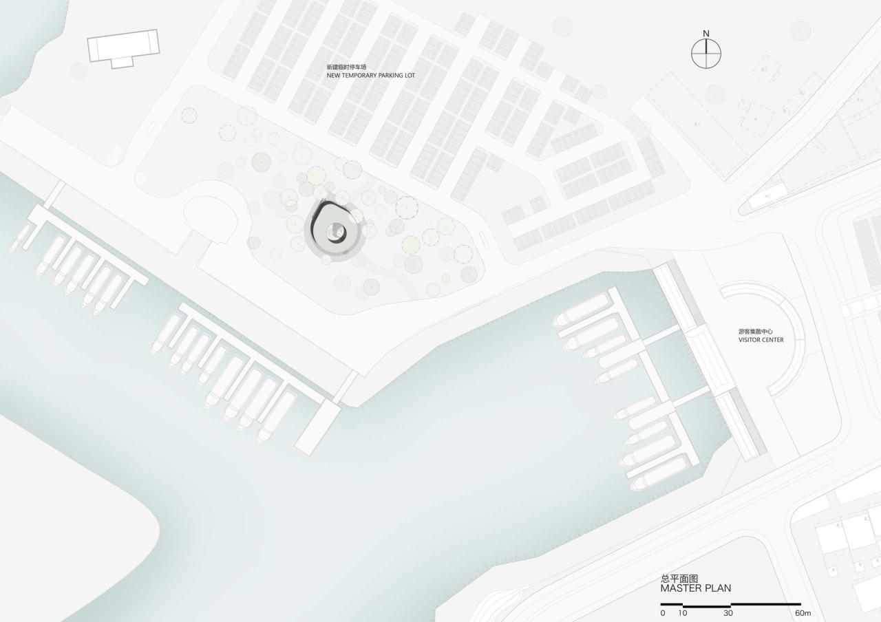 BIM建筑|梁子湖长岭渡口景观公厕 / 原榀建筑