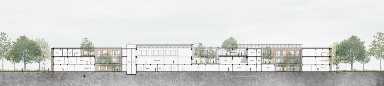 BIM建筑|废弃厂房改造康养配套 / 栖城设计