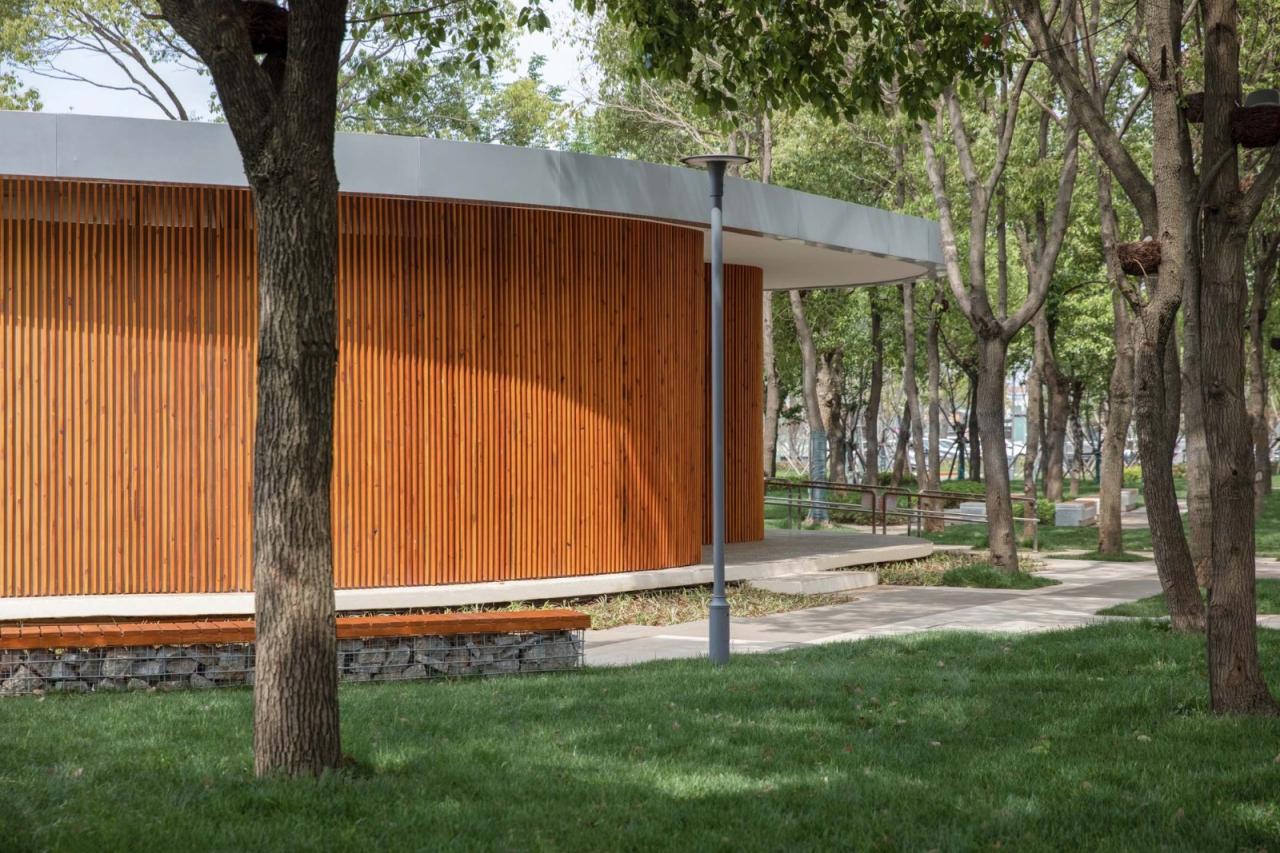 BIM建筑|梁子湖长岭渡口景观公厕 / 原榀建筑