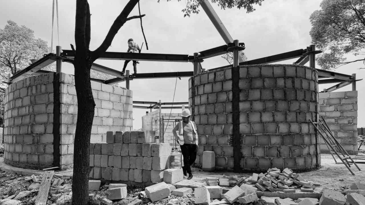 BIM建筑|梁子湖长岭渡口景观公厕 / 原榀建筑