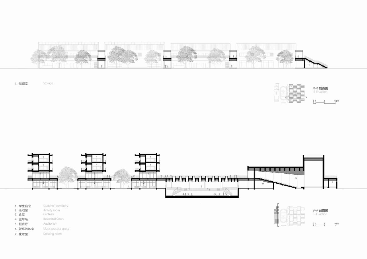 BIM建筑|平行与光的学校——青衣江路小学校 / 迹·建筑事务所（TAO）