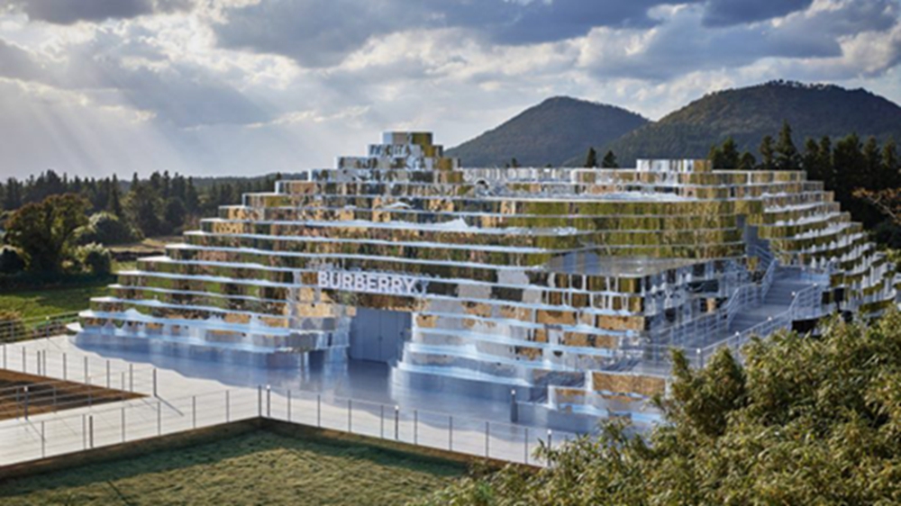 BIM建筑|“巴宝莉”在济州岛创建镜像“游击商店”