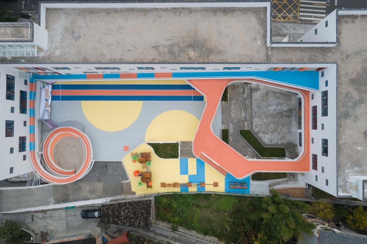 BIM建筑|九寨沟县启航幼儿园 / 东意建筑