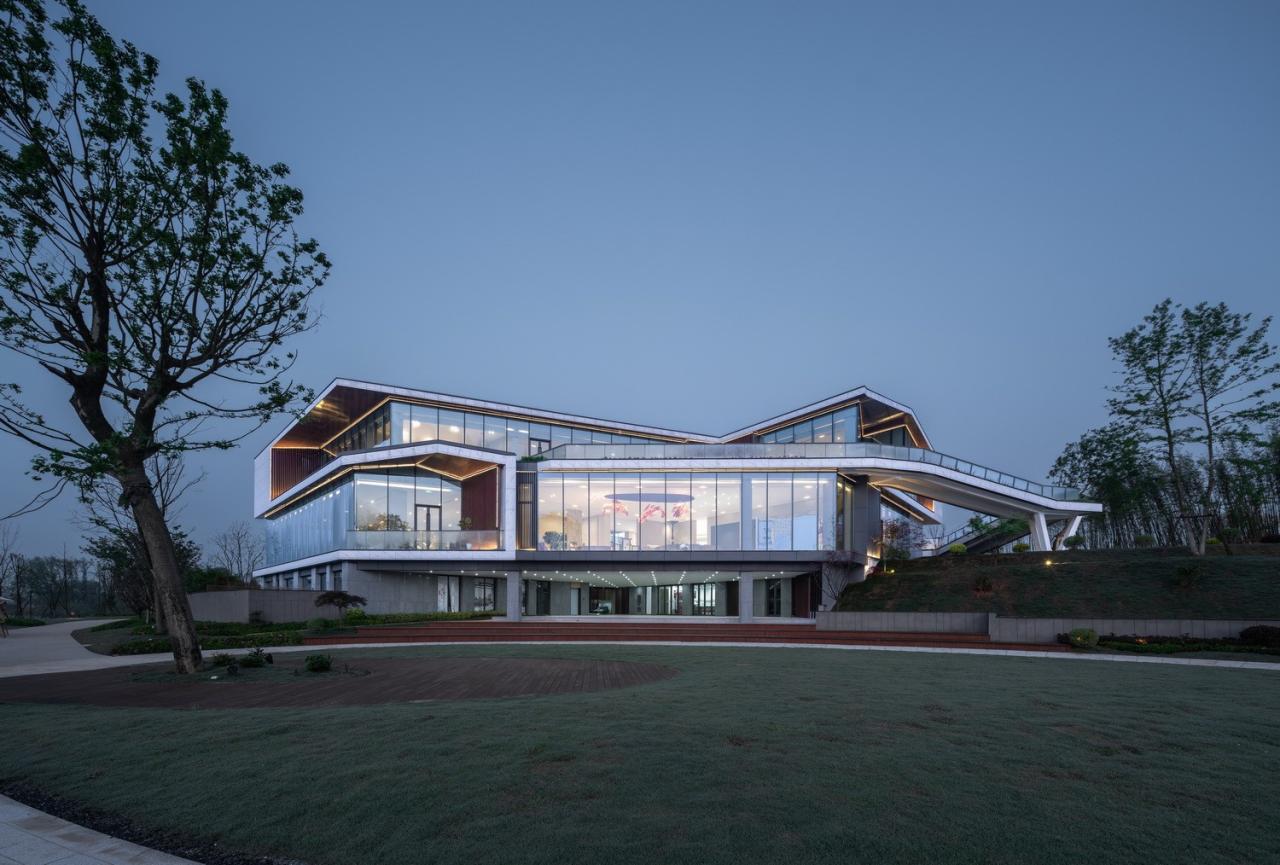 BIM建筑|长在《诗经》里的建筑，嘉鱼诗经美学馆 / BA作品