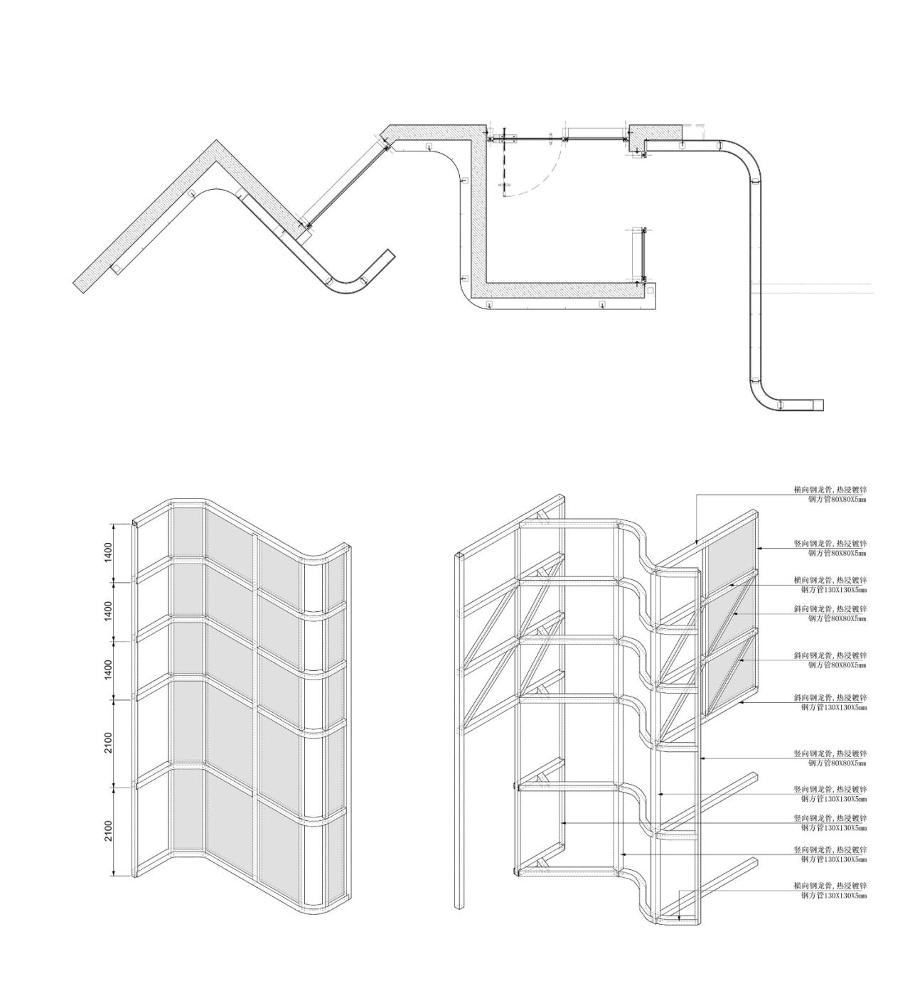 BIM建筑|阿朵小镇公共卫生间 / 栖城设计