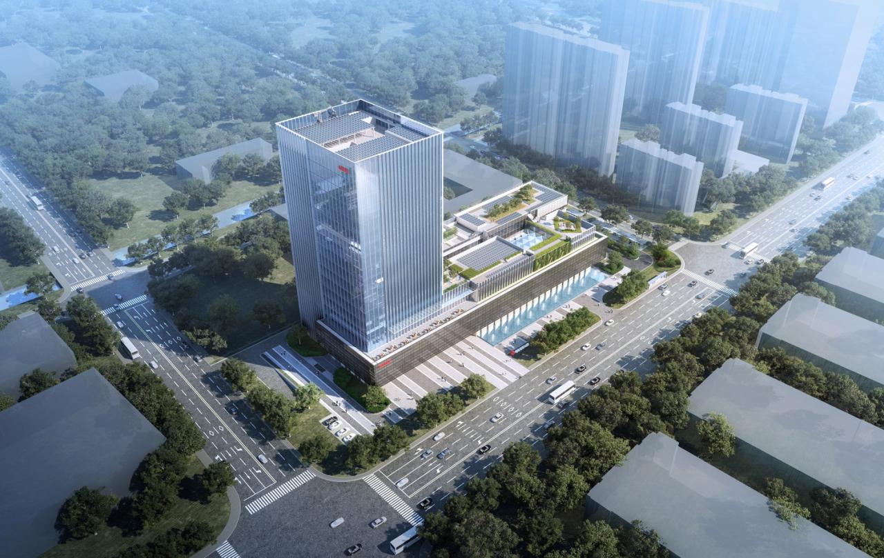 BIM建筑|固德威智慧能源研发大楼BIPV一体化设计 / 中衡设计