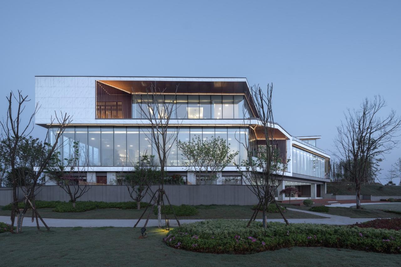 BIM建筑|长在《诗经》里的建筑，嘉鱼诗经美学馆 / BA作品