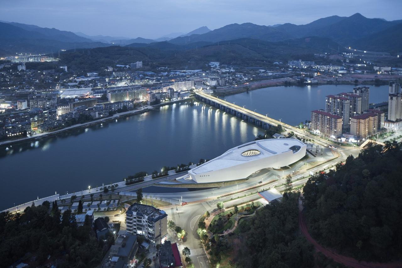 BIM建筑|在地为人，寄乡愁于山水——顺昌博物馆 / 浙江大学建筑设计研究院