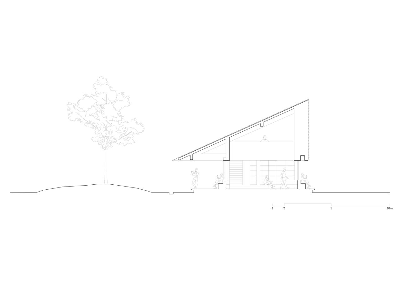 BIM建筑|西安高新第六高级中学图书馆 / 垣建筑·西安建筑科技大学建筑学院