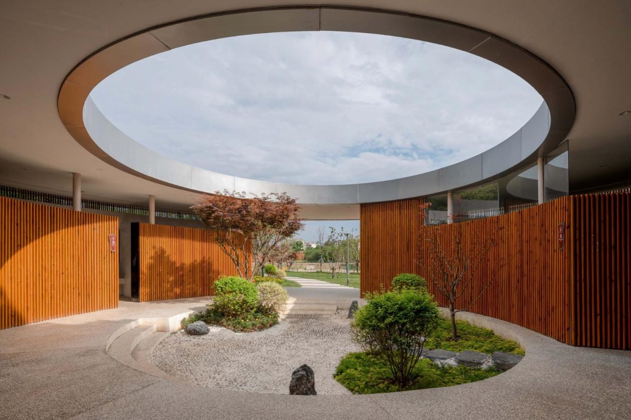 BIM建筑|梁子湖长岭渡口景观公厕 / 原榀建筑