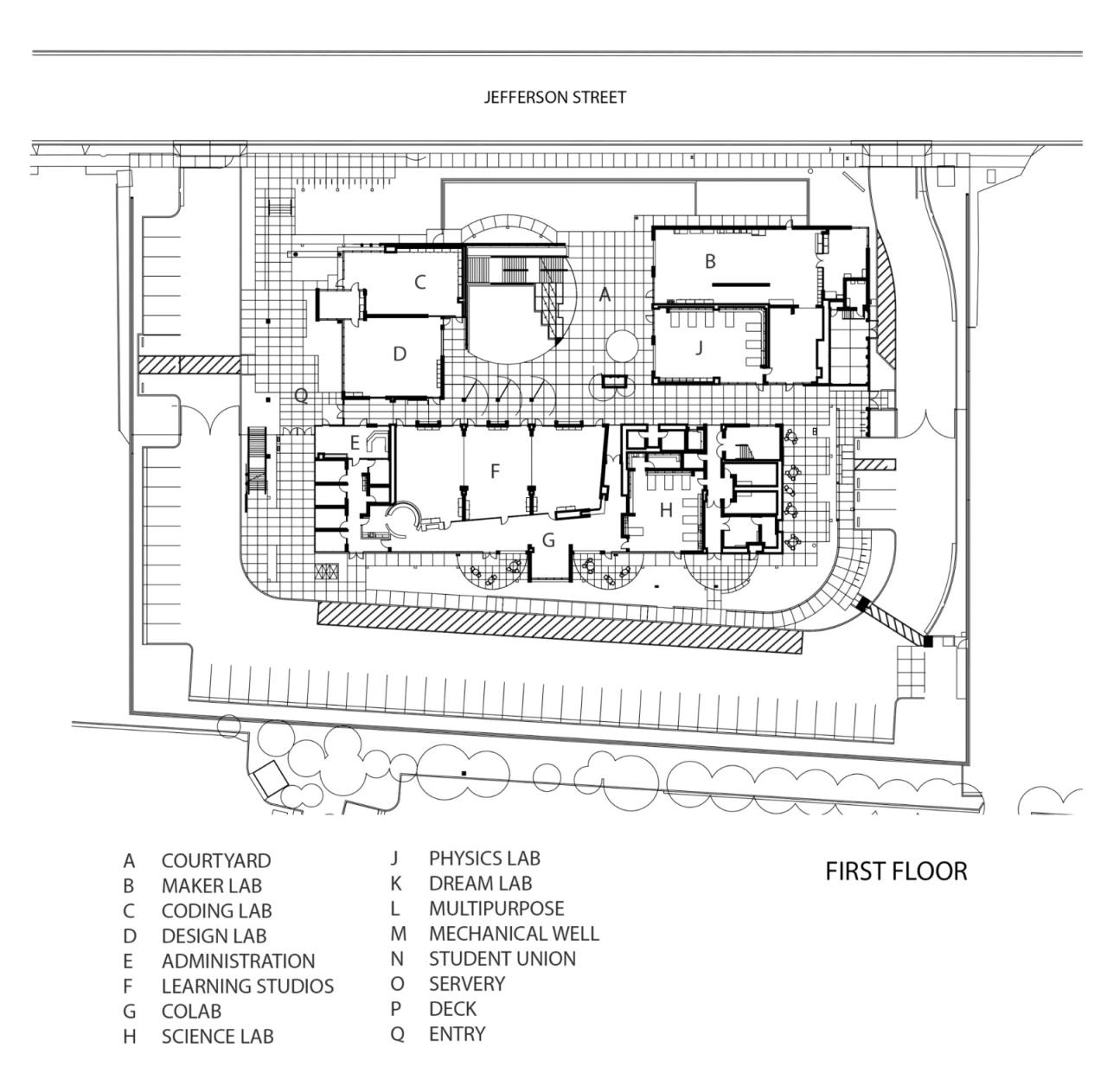 BIM建筑|TIDE 学院 / LPA