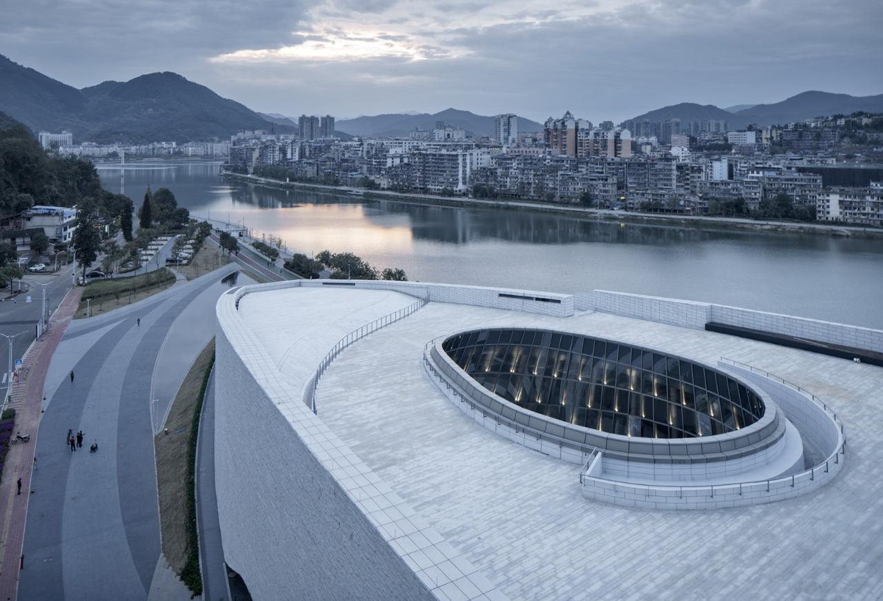 BIM建筑|在地为人，寄乡愁于山水——顺昌博物馆 / 浙江大学建筑设计研究院