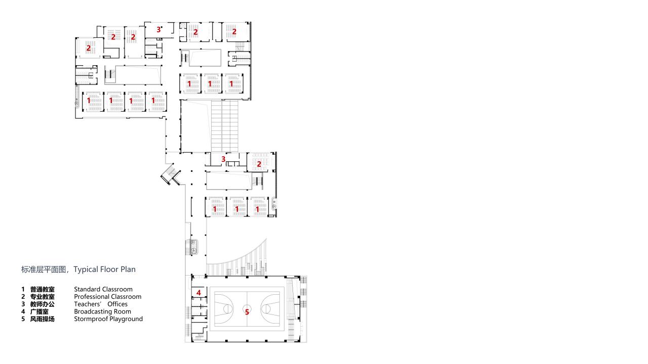 BIM建筑|杭州师范大学附属竞潮小学及幼儿园 / UA尤安设计