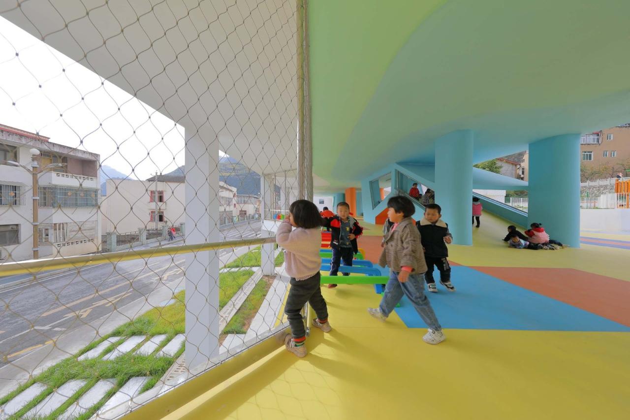 BIM建筑|九寨沟县启航幼儿园 / 东意建筑