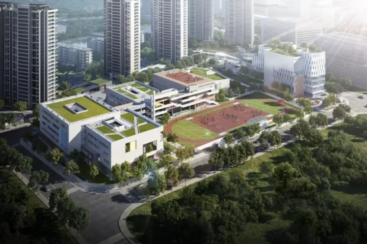 BIM建筑|杭州师范大学附属竞潮小学及幼儿园 / UA尤安设计