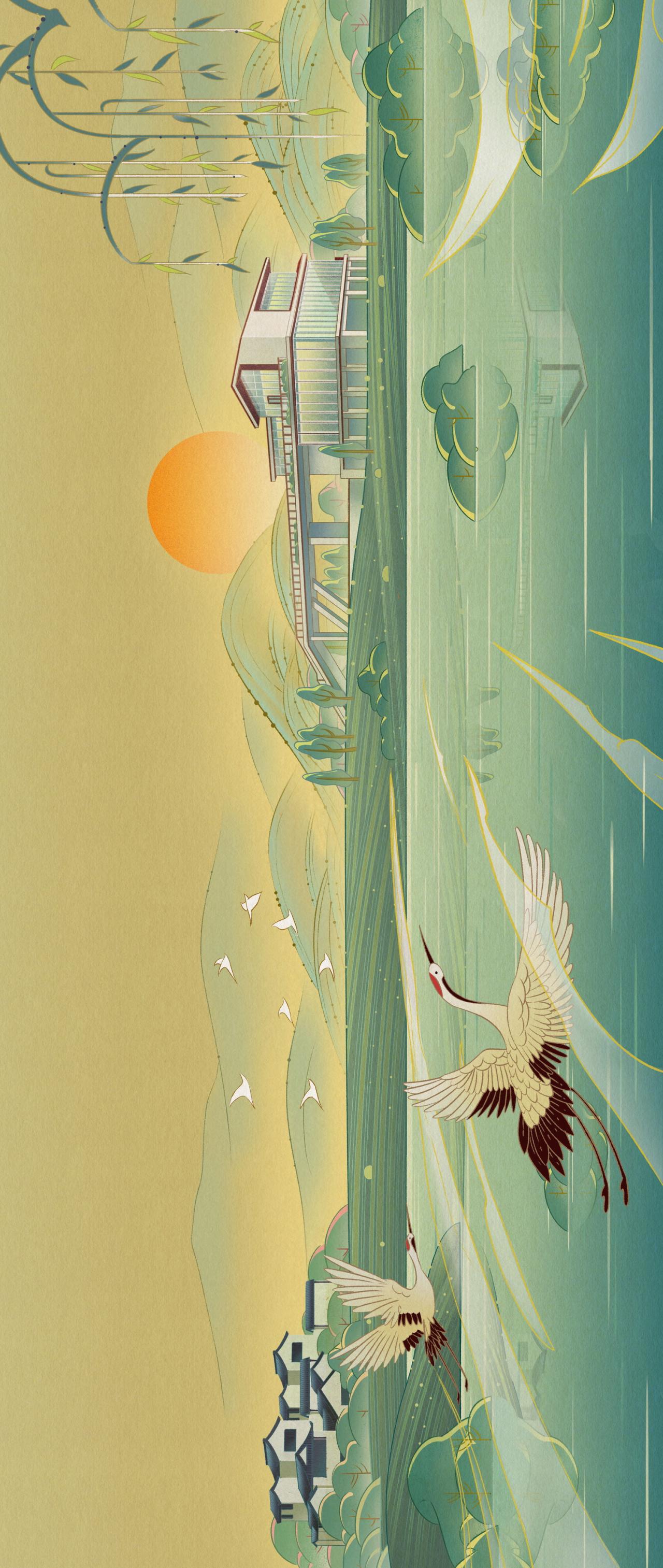 BIM建筑|长在《诗经》里的建筑，嘉鱼诗经美学馆 / BA作品