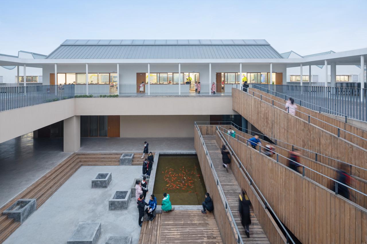 BIM建筑|平行与光的学校——青衣江路小学校 / 迹·建筑事务所（TAO）