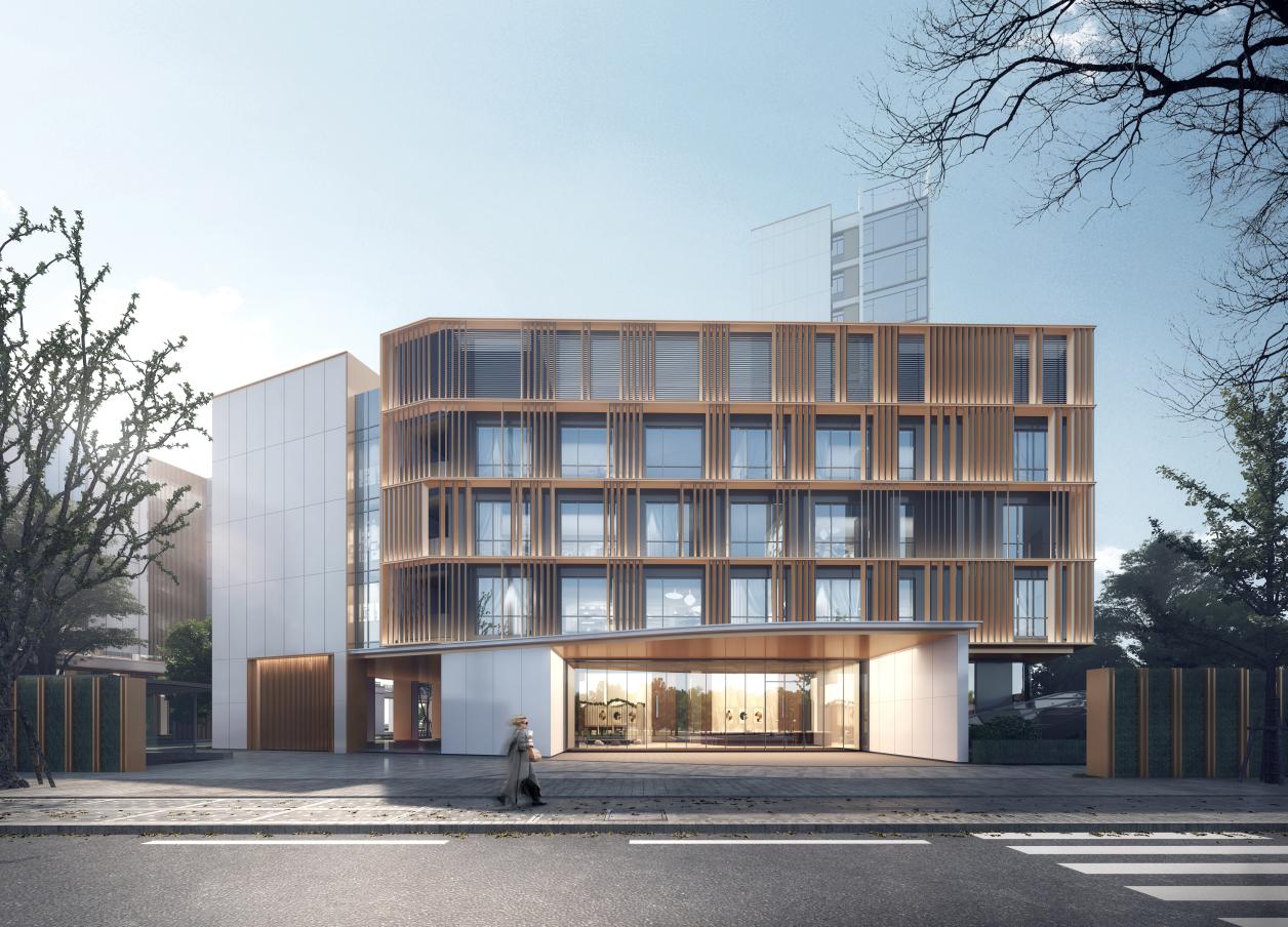 BIM建筑|理想社区：城市型康养， 国华人寿首家国际康养中心 / 栖城设计