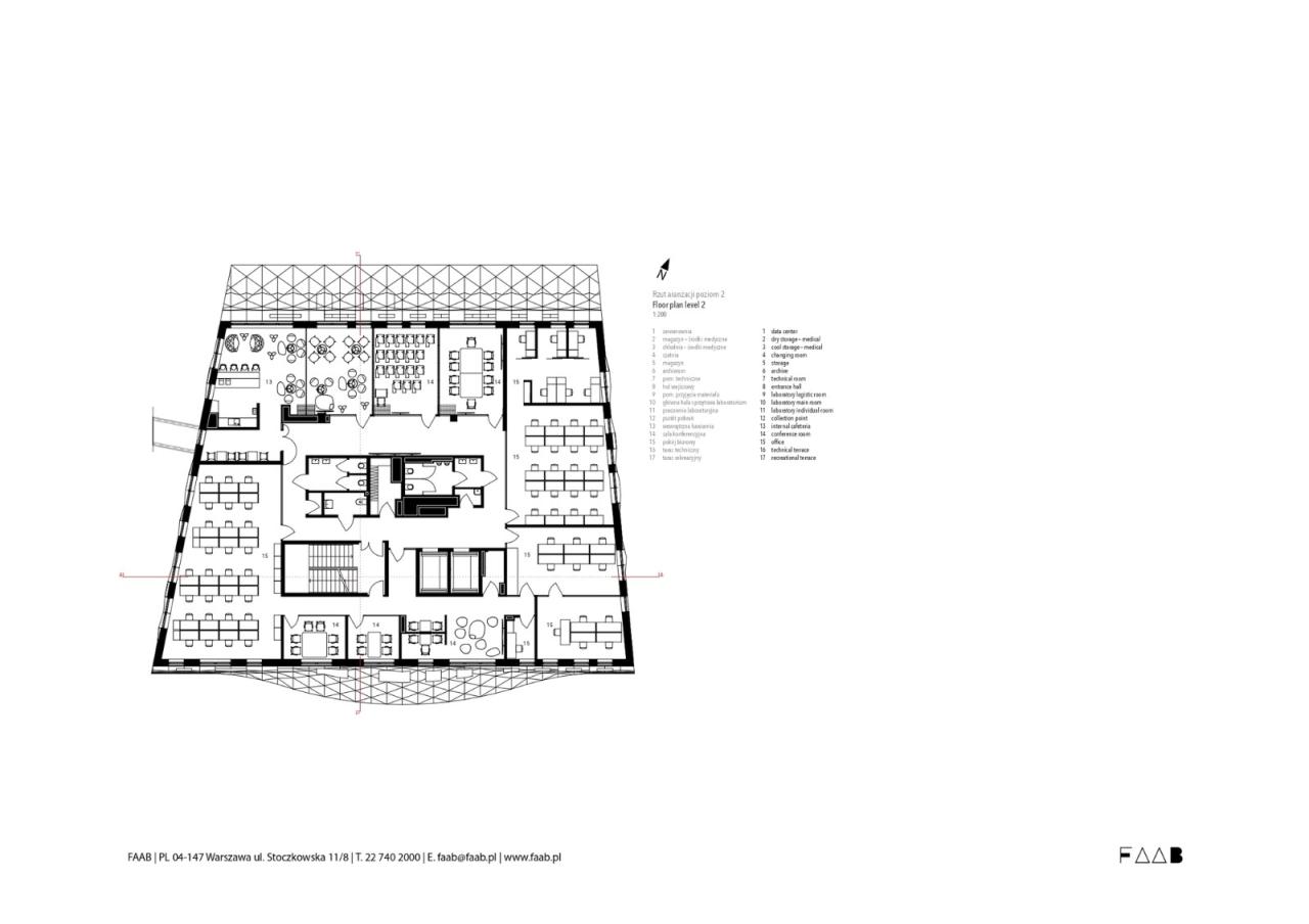BIM建筑|疗养小镇的‘浪潮’，医疗研究中心 / FAAB