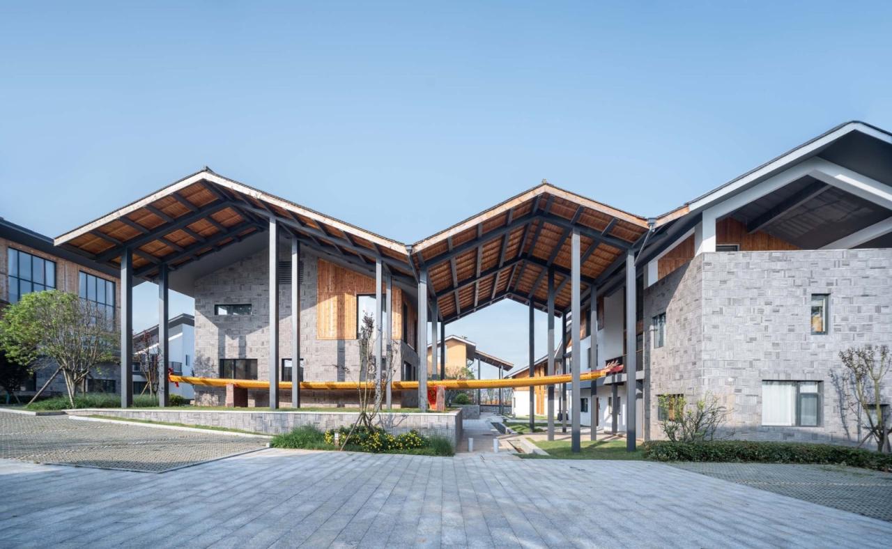 BIM建筑|汨罗“端午人家”乡村安置聚落 / 造作建筑工作室