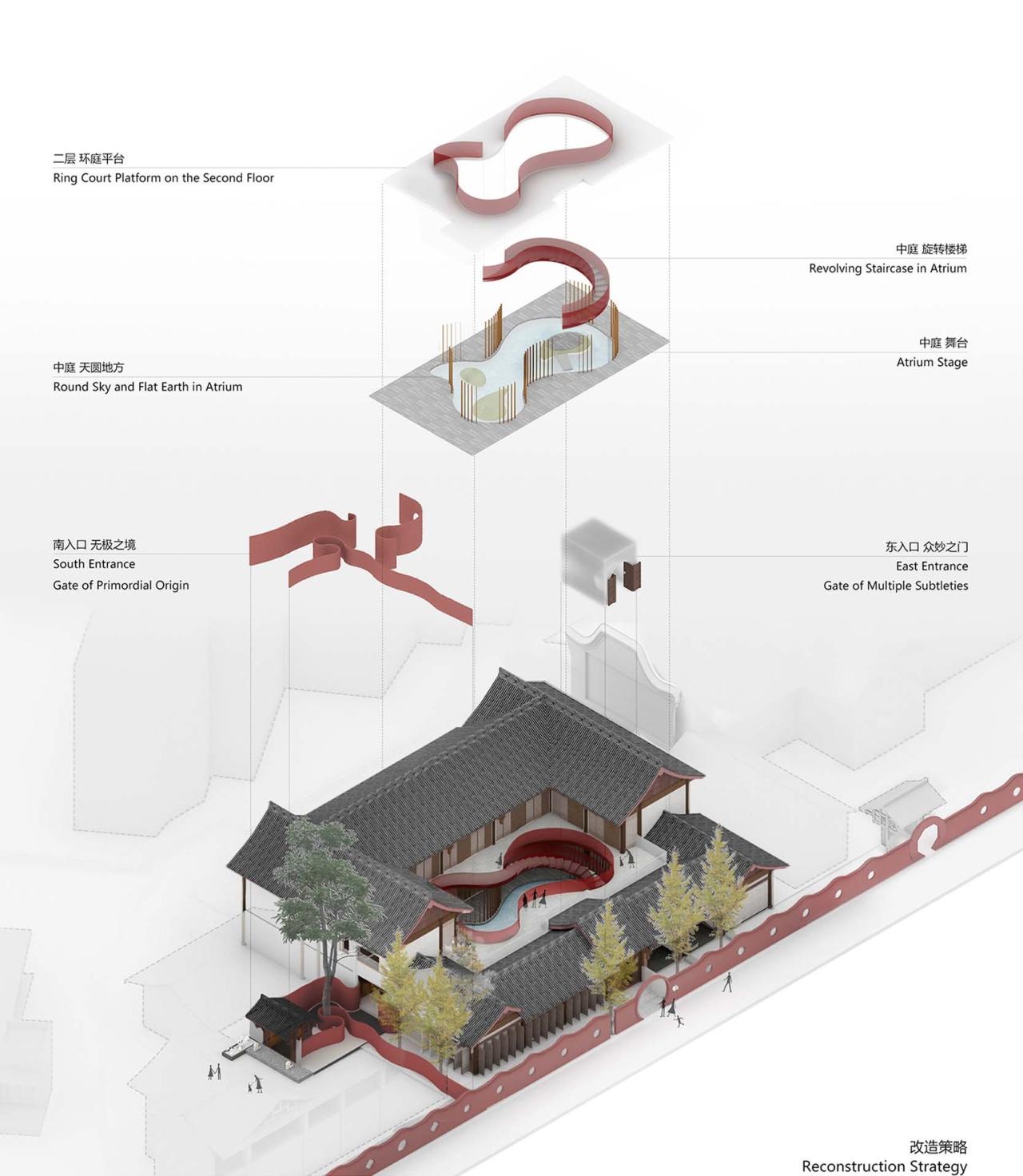 BIM建筑|成都宽三堂餐厅 / 慕达建筑