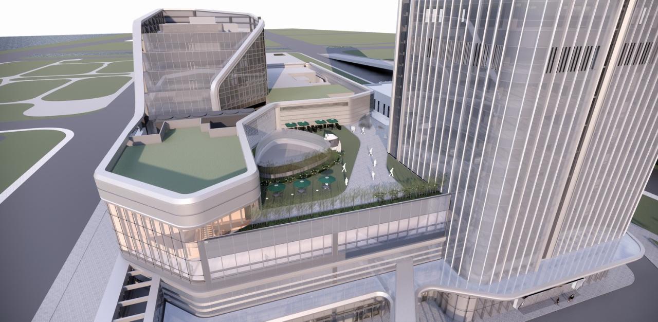 BIM建筑|风正扬帆起 凌江尤可期：广州･广物鱼珠产城综合体 / UA尤安设计