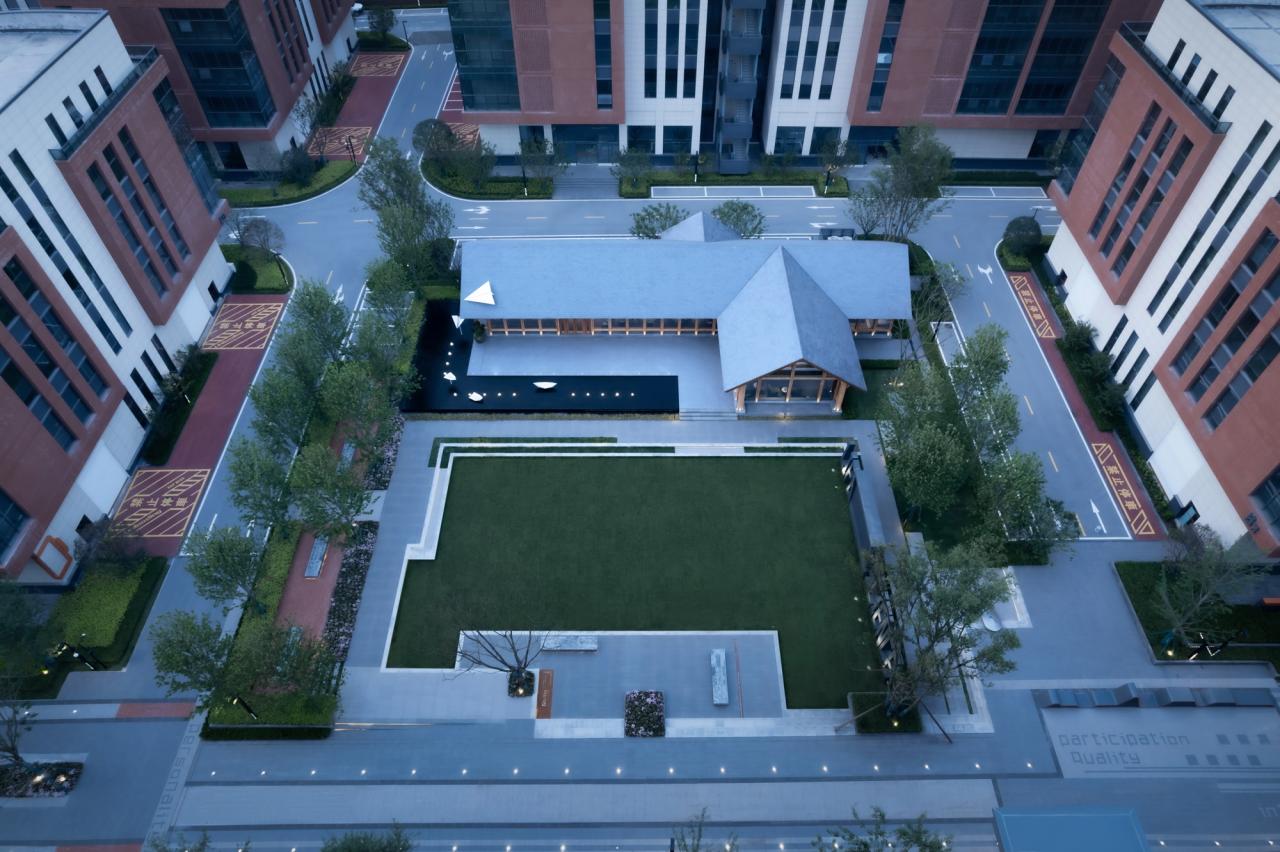 BIM建筑|谦逊朴实，但精工细琢的“暖建筑”：大地国际生命科学园咖啡厅 / 隽执科技