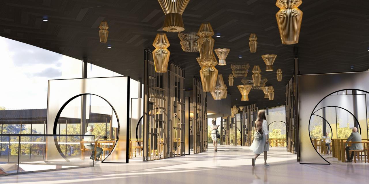 BIM建筑|风雨环屋——三江县洲北村文化综合体设计方案 / 外行建筑