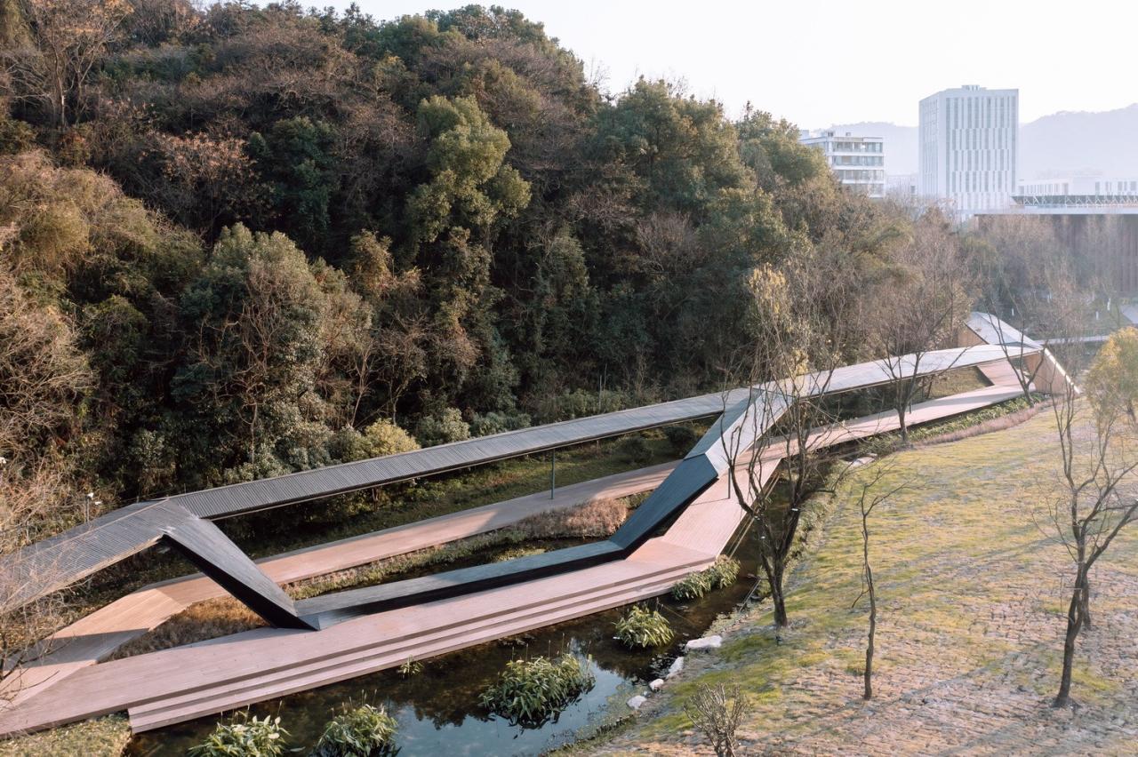 BIM建筑|溪上飞檐：浙江音乐学院校园微更新 / 朱培栋-line+建筑事务所、gad