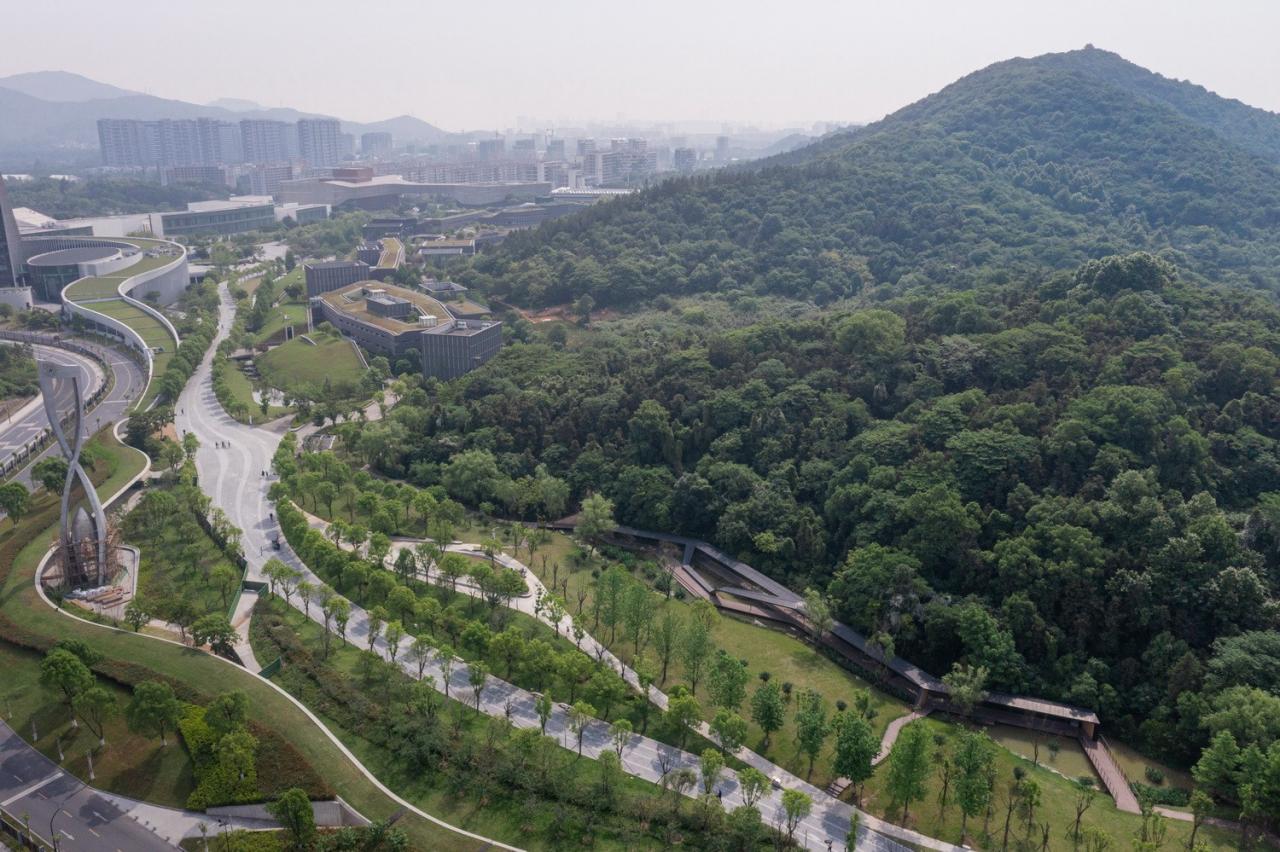 BIM建筑|溪上飞檐：浙江音乐学院校园微更新 / 朱培栋-line+建筑事务所、gad