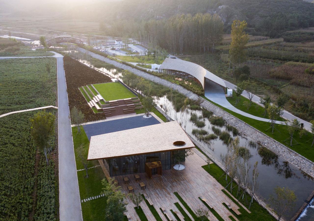 BIM建筑|田岗知行村：田园大讲堂 / 袈蓝建筑