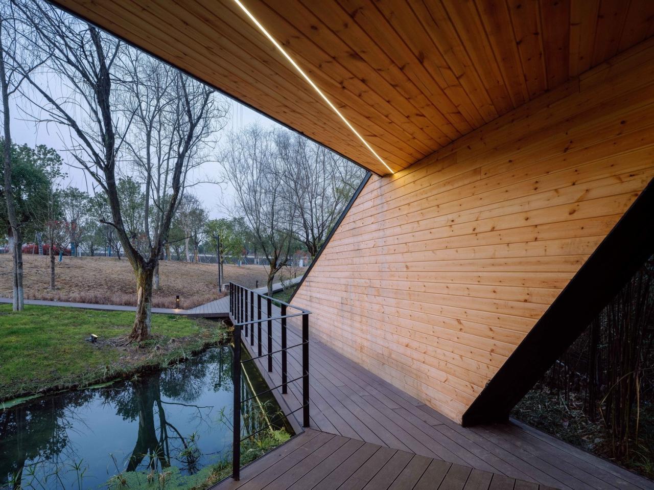 BIM建筑|溪上飞檐：浙江音乐学院校园微更新 / 朱培栋-line+建筑事务所、gad