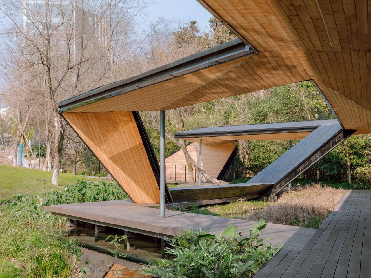 BIM建筑|溪上飞檐：浙江音乐学院校园微更新 / 朱培栋-line+建筑事务所、gad