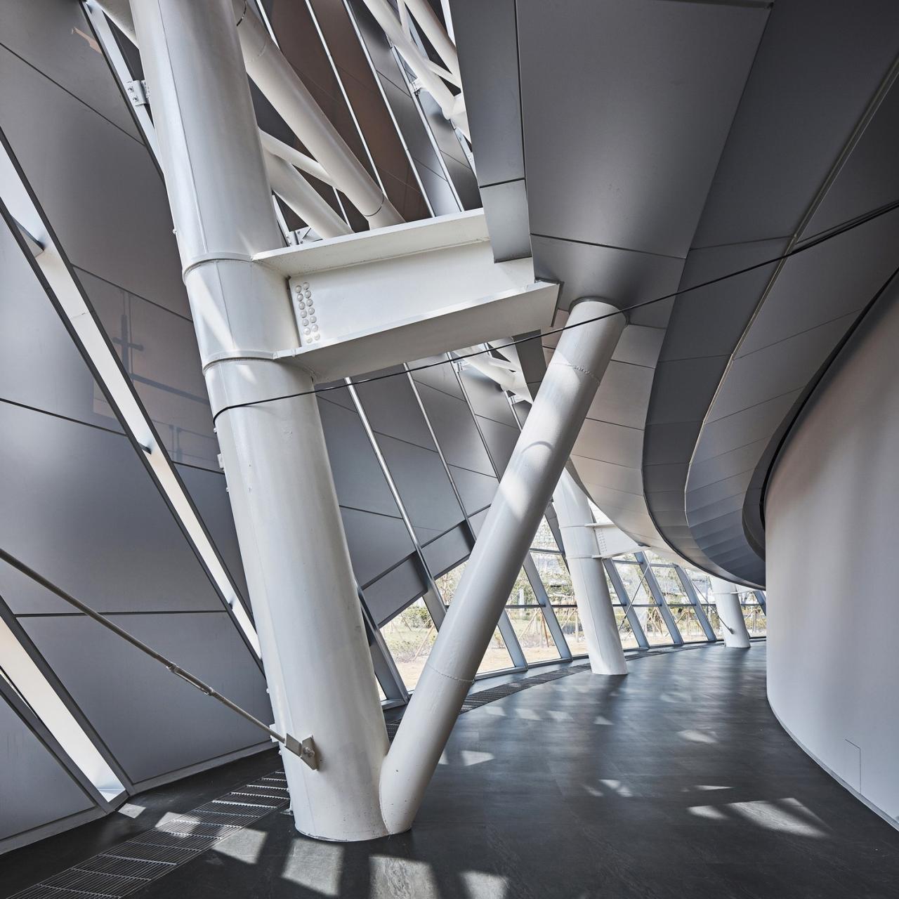 BIM建筑|地面‘涡轮机’，韩国国立航空博物馆 / Haeahn Architecture