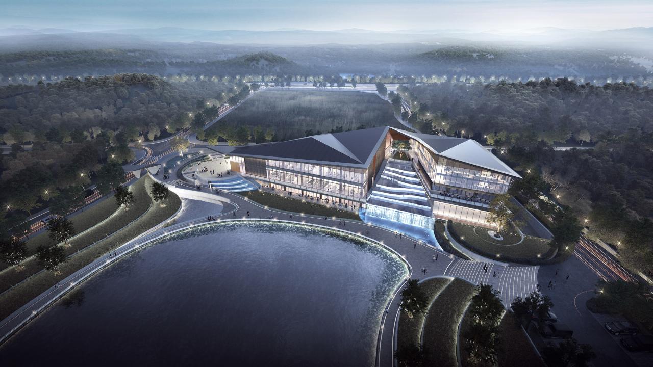 BIM建筑|长沙麓隐青竹湖展示中心 / PTA上海柏涛