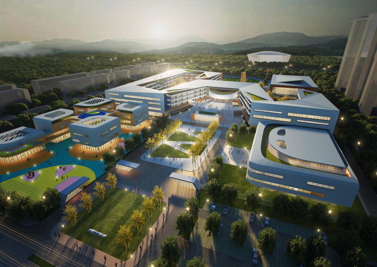 BIM建筑|四时书院·宿迁宿豫区实验小学重建 / 简和建筑